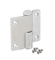 Zawias kabin WC nakładany SS304 prawy/94x70x2,5mm