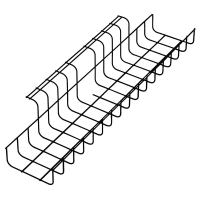 Koszyk na kable 490/czarny jednostronny