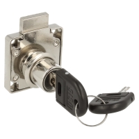 Zamek meblowy kwadratowy SISO X850 fi19x22mm HCK