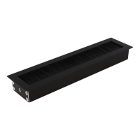 Przepust kablowy NS 45x180x20mm aluminium czarny