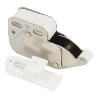 Zatrzask meblowy sprężynowy MINI LATCH biały EU
