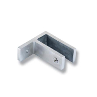 Zacisk szkła HEAVY ściana/szkło 90st SS304