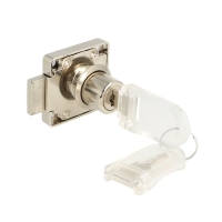 Zamek X850 fi19x22mm/CK klucz przeźroczysty chowany PRAWY