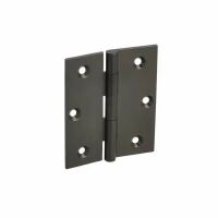 Zawias pasowy 60x50x1,8mm z mosiądzu czarny mat