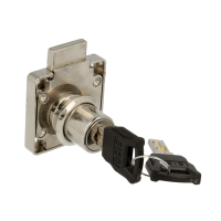 Zamek meblowy kwadratowy SISO X850S fi19x22mm SNAKE