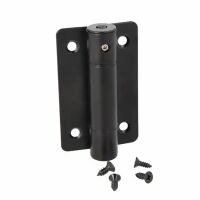 Zawias do kabiny toaletowej WC SISO ze sprężyną samodomykający SS304 90x56x2mm czarny