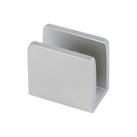 Wspornik półki szklanej SQUARE 4-8mm aluminium