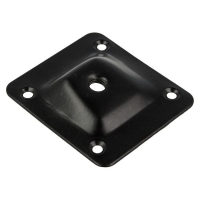 Łącznik nogi/kąt 10 stopni/czarny/66x58mm