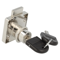 Zamek meblowy kwadratowy SISO X850 fi19x22mm prawy Master J11 HCK
