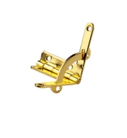 Zawias do szkatułki z ogranicznikiem 30x33mm złoty