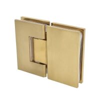 Kabina Zawias TEX III 180 szkło/szkło mosiądz szczotkowany