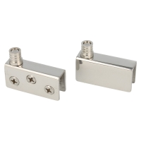 Zawias osiowy do szkła SISO MEDIUM 8mm stal nierdzewna PARA
