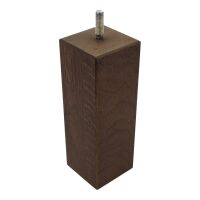 Noga meblowa dębowa VIKEN kwadratowa 57x57mm 160mm brąz mat