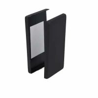 Zaślepka do zawiasów drzwi szklanych RIGA 6-10mm czarna