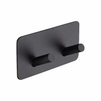 Wieszak meblowy PISA SS304 podwójny czarny mat