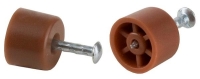 Wspornik półki #128 brąz fi12x8mm z gwoździem