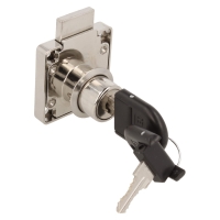 Zamek meblowy kwadratowy SISO X850 fi19x22mm jeden numer klucza D20 HCK