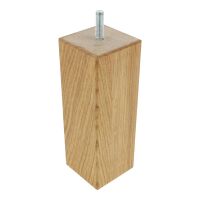 Noga meblowa dębowa VIKEN kwadratowa 57x57mm 160mm olejowana