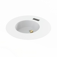 Port fi60mm ładowarka USB biały