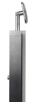 Słupek do balustrady 40x40x1,5, końcowy ruchomy SS304