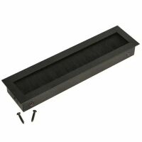 Przepust kablowy LIMBO 181x46x21,8mm aluminium czarny z czarną szczotką