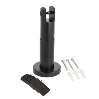 Noga do kabiny toaletowej WC SISO 10-18mm SS304 regulacja 118-175mm czarna