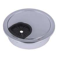 Przepust kablowy SISO fi60x16mm plastikowy chrom