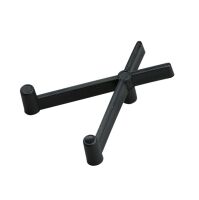 Krzyżak zabezpieczający półki tworzywowy czarny